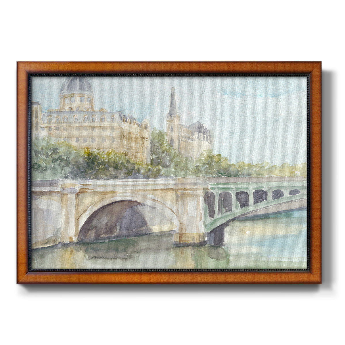 French Bridge Study IV Premium Framed Canvas- Ready to Hang