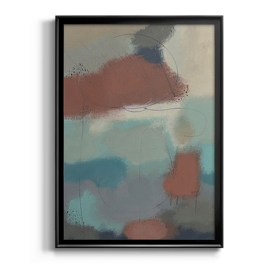Floating By II - Modern Framed Canvas Print