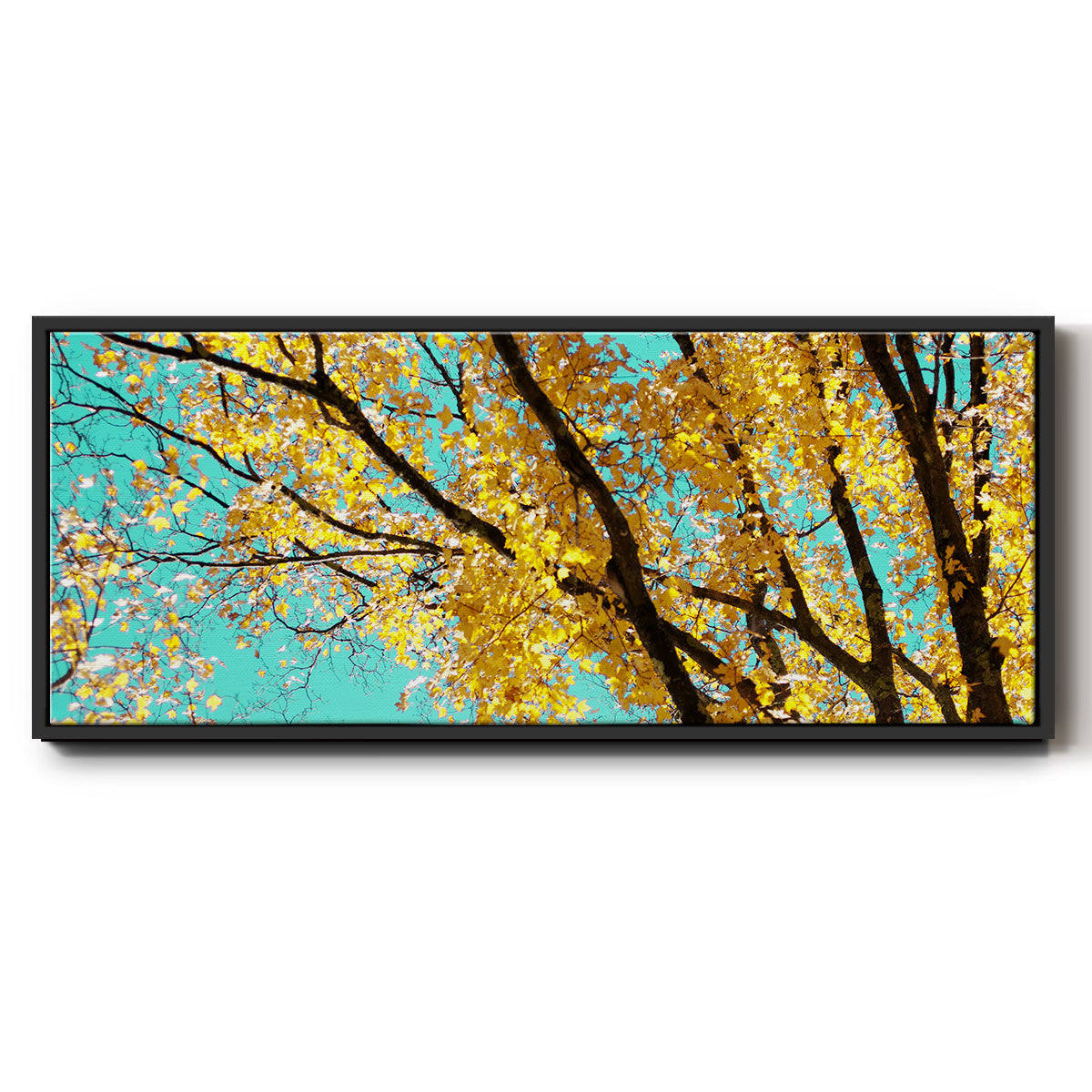 Autumn Tapestry IV - Floater Framed Canvas Print