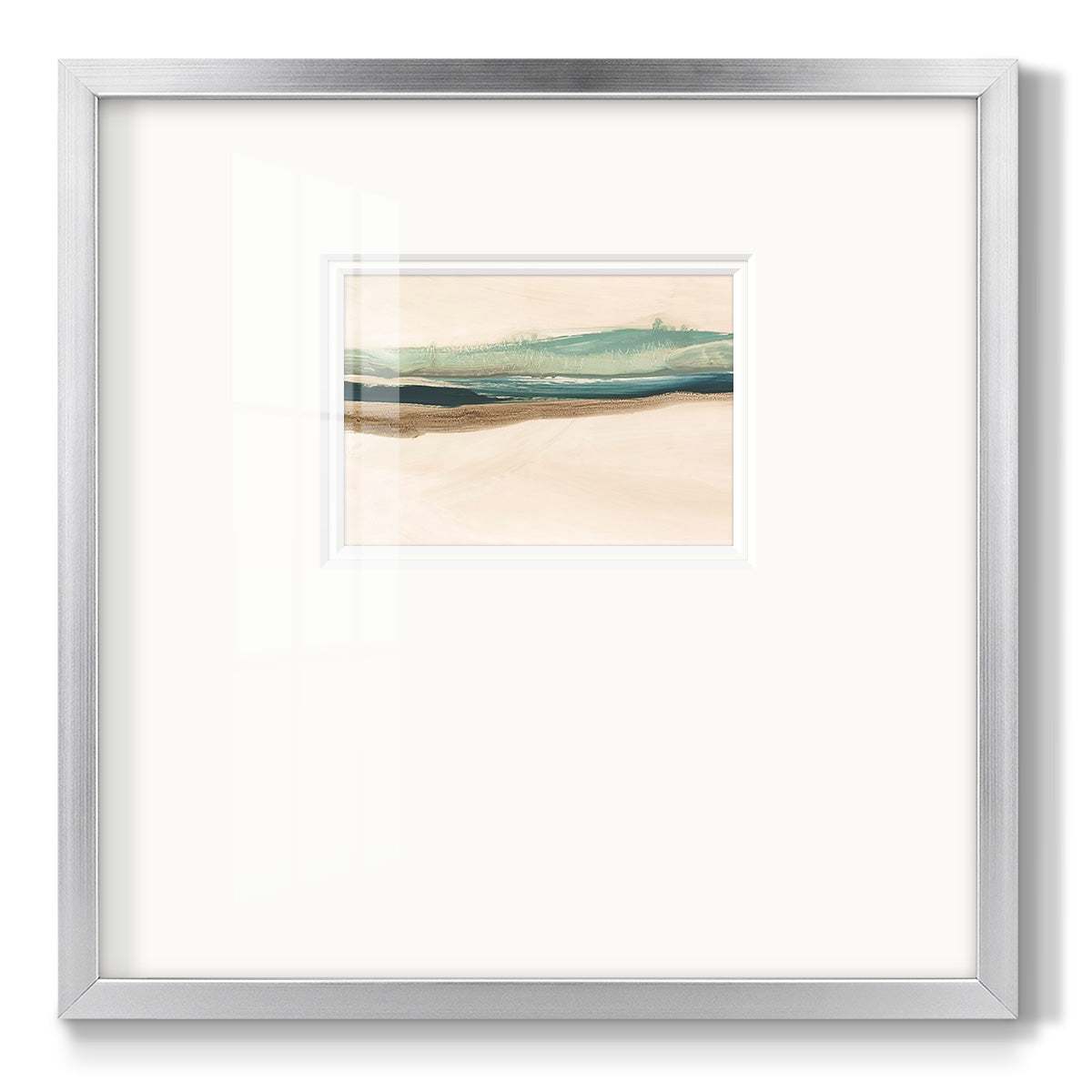 Layered Horizon II - Double Matboard Framed Print