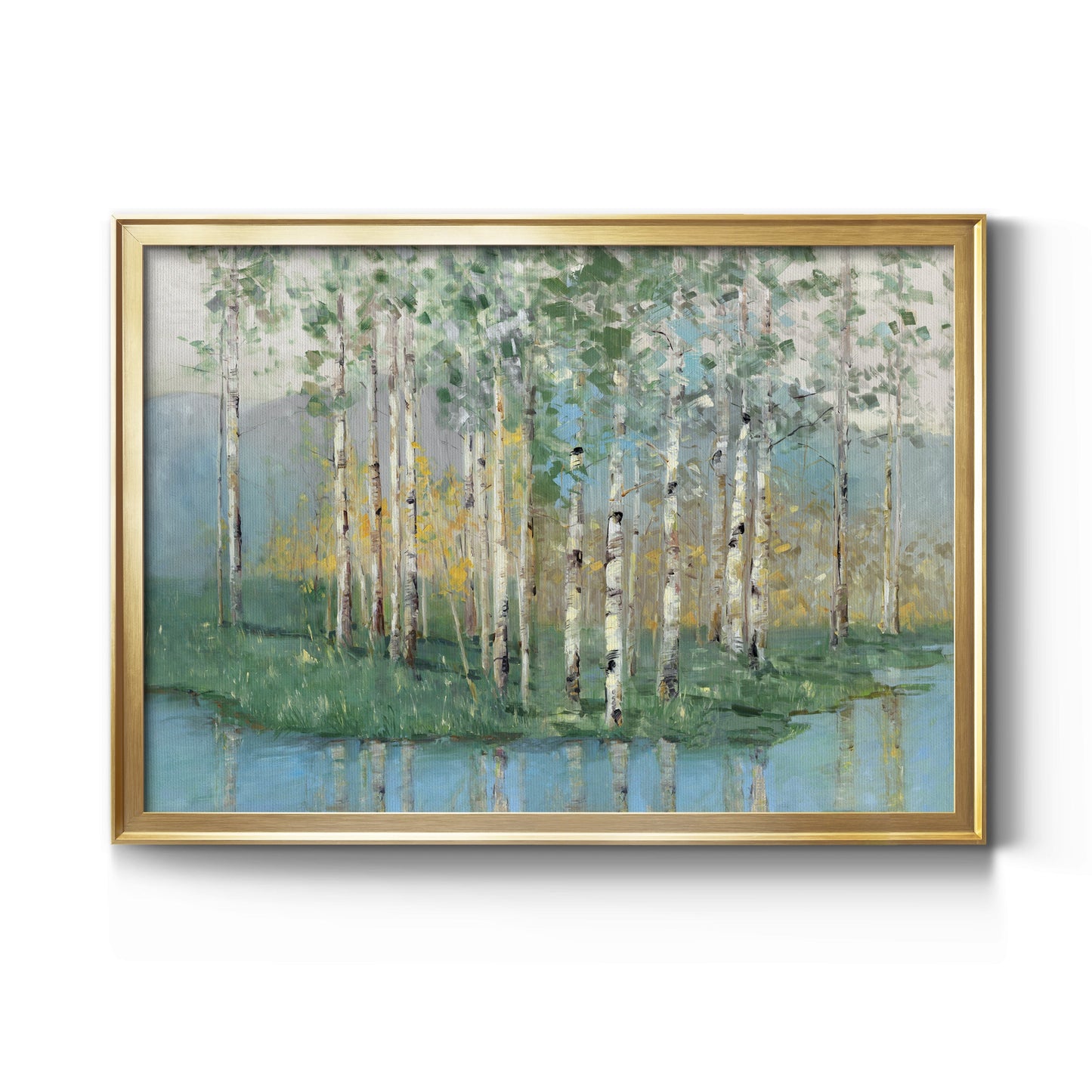 Birch Reflections Revisited Premium Classic Framed Canvas - Ready to Hang