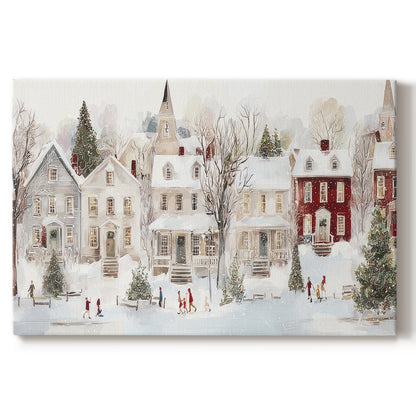 Frostlit Dawn Whisper - Canvas Art Print