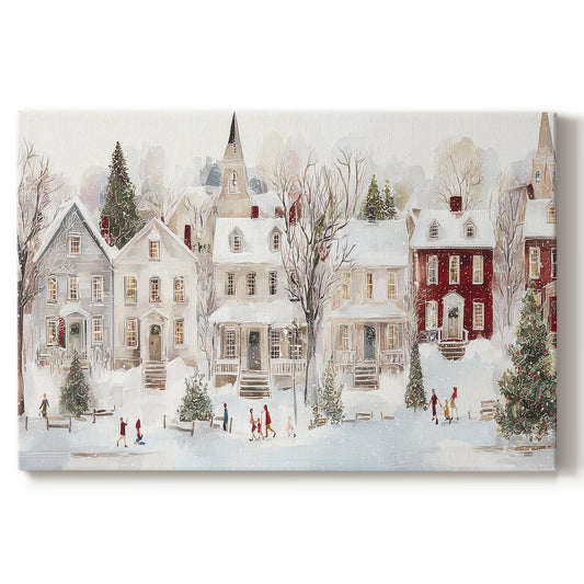 Frostlit Dawn Whisper - Canvas Art Print