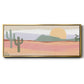 Cactus Plateau I - Floater Framed Canvas Print