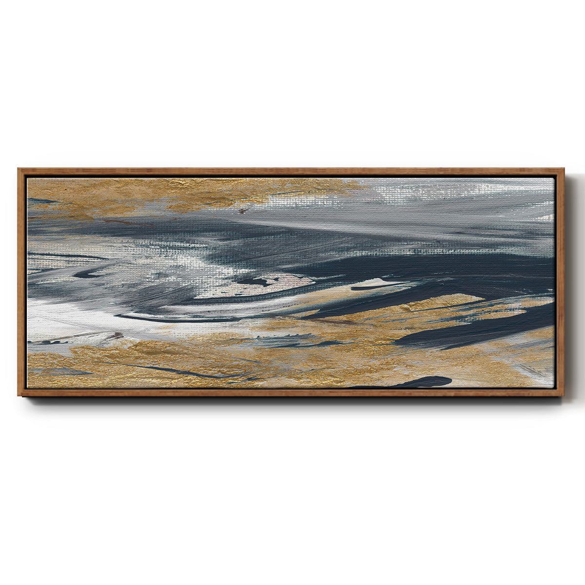 Tumultuous Navy - Floater Framed Canvas Print