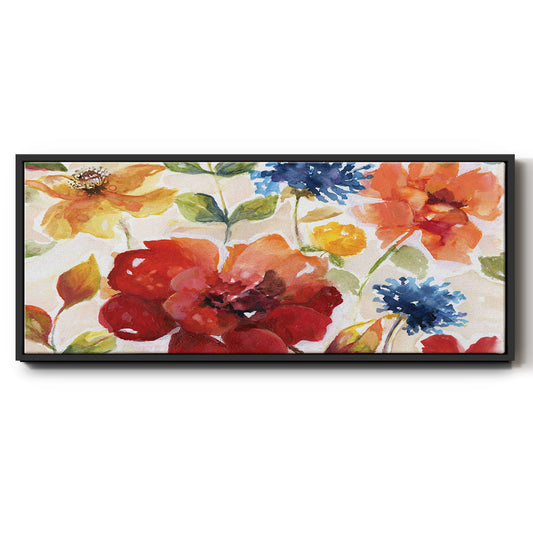 Summer Salsa - Floater Framed Canvas Print