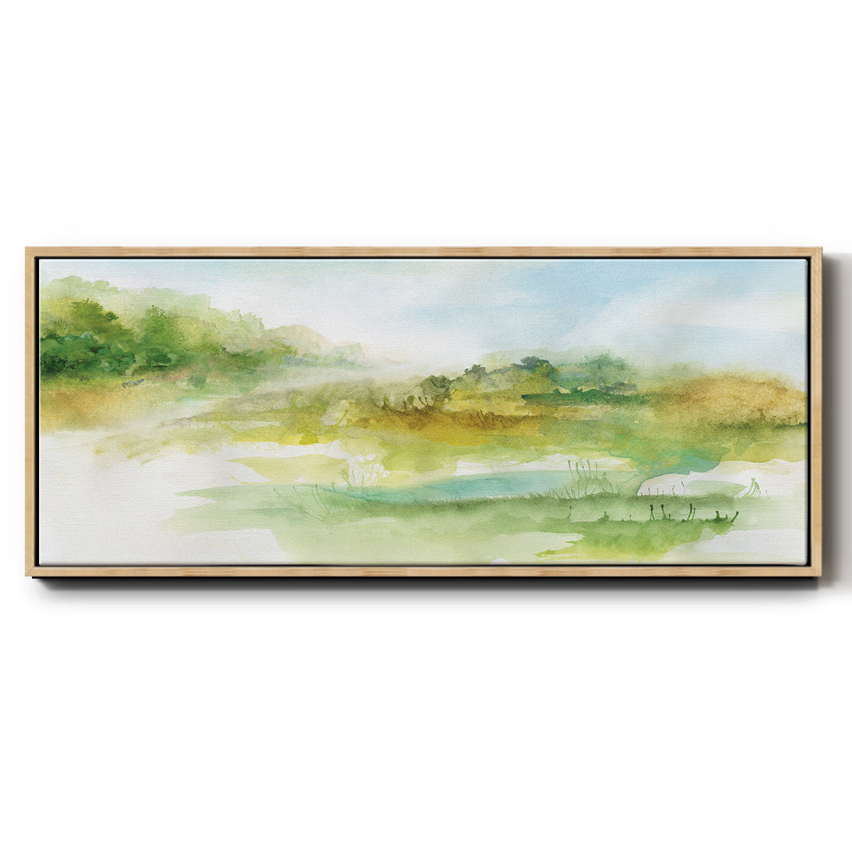 Dreamy Highland - Floater Framed Canvas Print