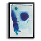 Spare Blue II - Modern Framed Canvas Print