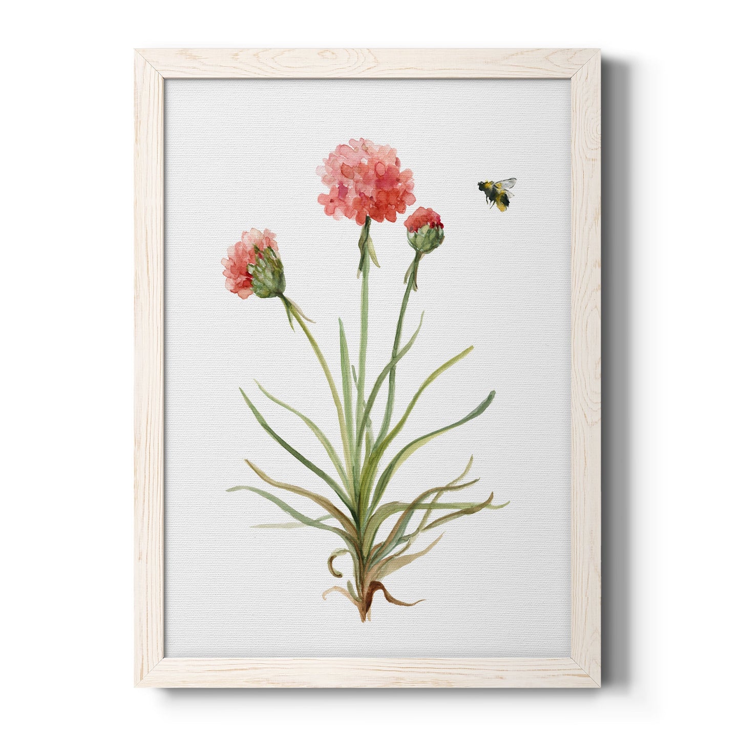 Wildflower Botanical III - Barnwood Framed Canvas Print