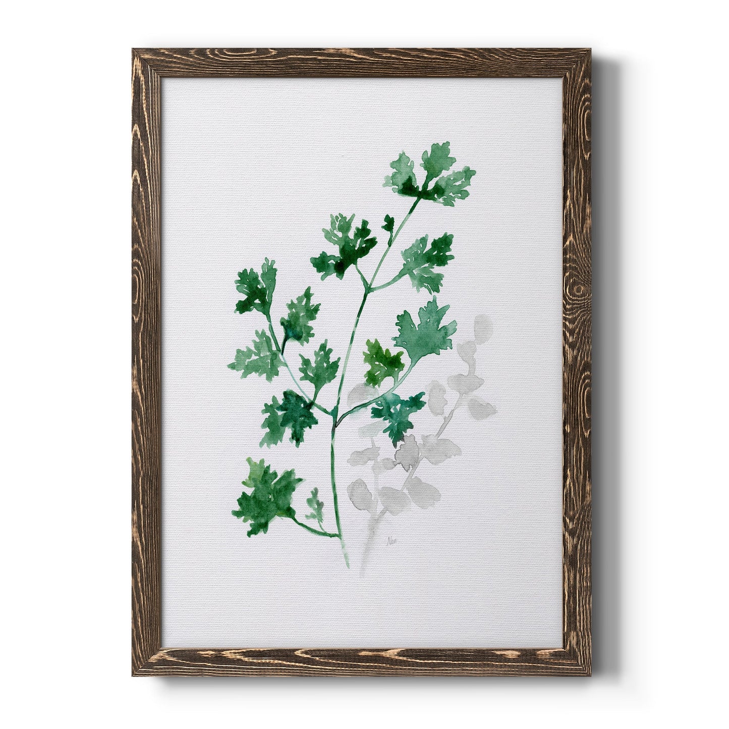 Freshly Picked I - Barnwood Framed Canvas Print