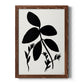 Silhouette Garden II - Barnwood Framed Canvas Print
