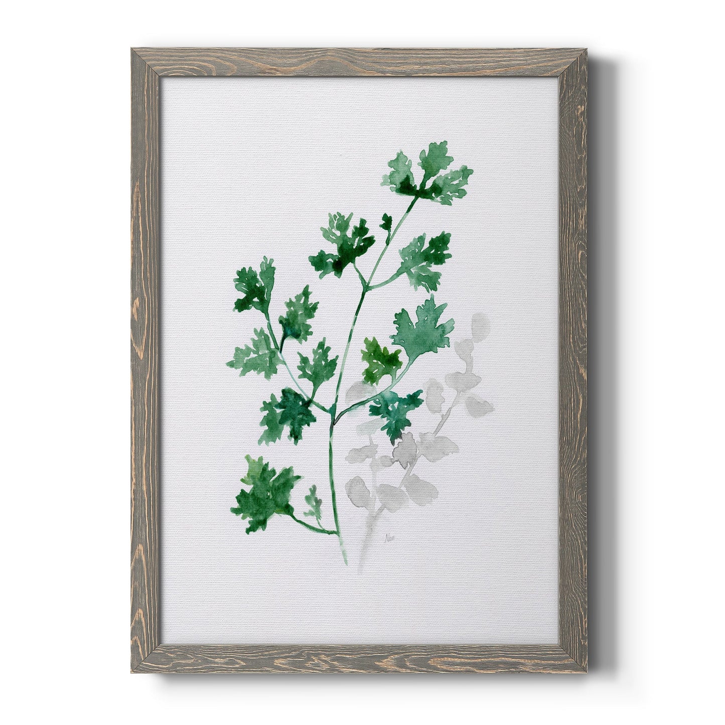 Freshly Picked I - Barnwood Framed Canvas Print