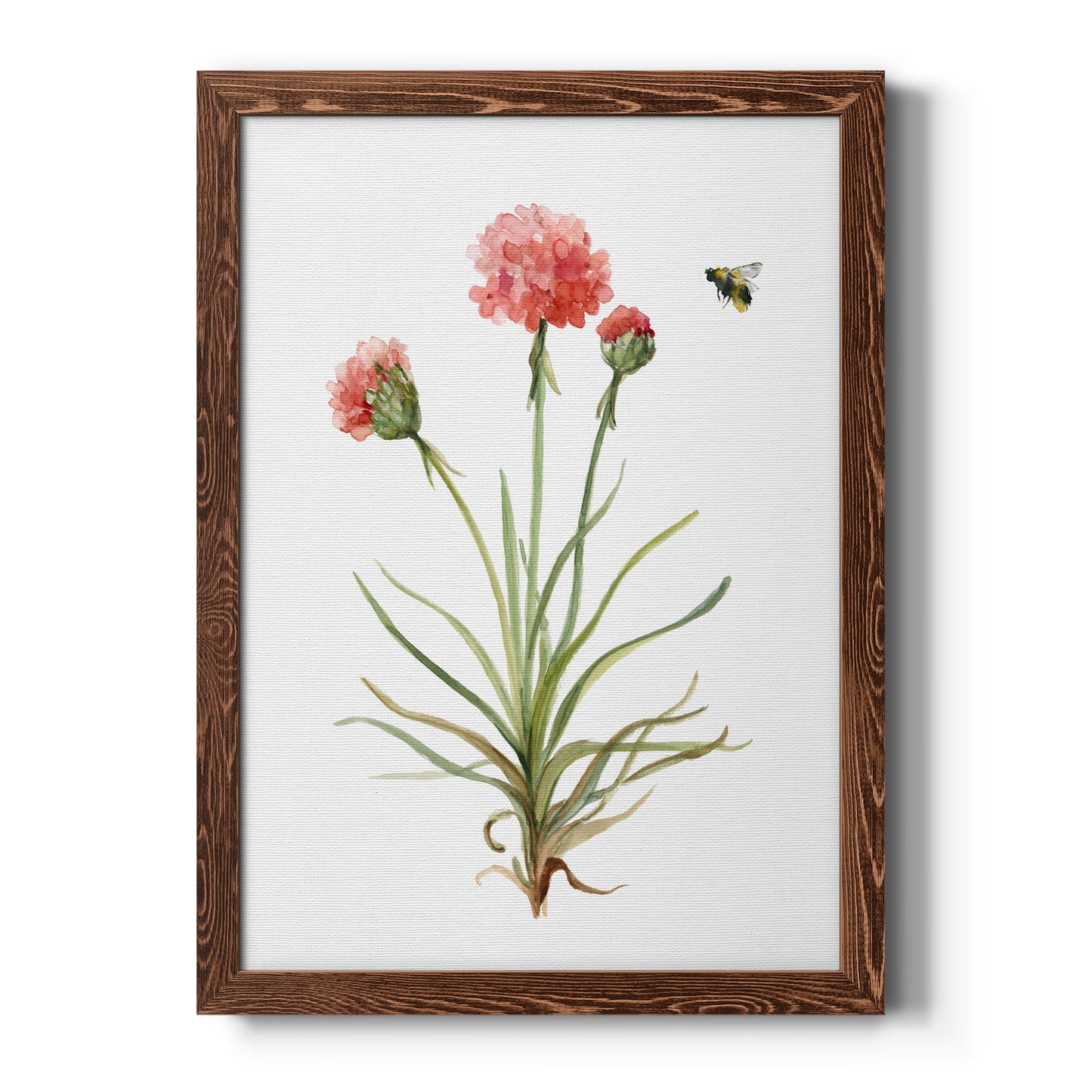 Wildflower Botanical III - Barnwood Framed Canvas Print