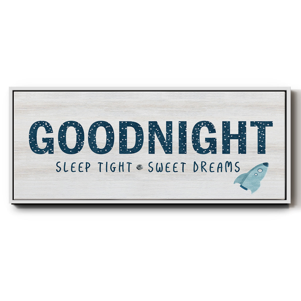Sleep Tight Sweet Dreams - Floater Framed Canvas Print