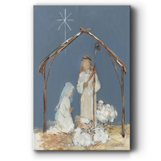 Twilight Nativity Prayer - Canvas Art Print