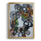 Amelia Island Stones - Modern Framed Canvas Print