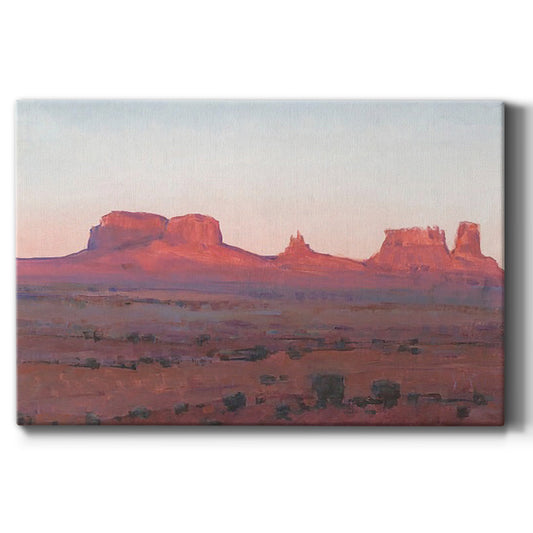 Red Rocks at Dusk II Premium Gallery Wrapped Canvas - Ready to Hang