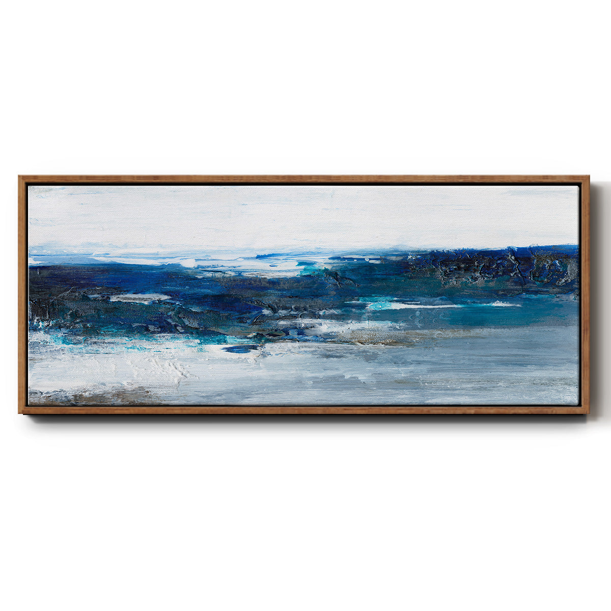 Mysterious Sea II - Floater Framed Canvas Print