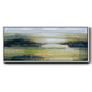 Lime Strata II - Floater Framed Canvas Print
