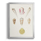 Pastel Knorr Shells I - Modern Framed Canvas Print