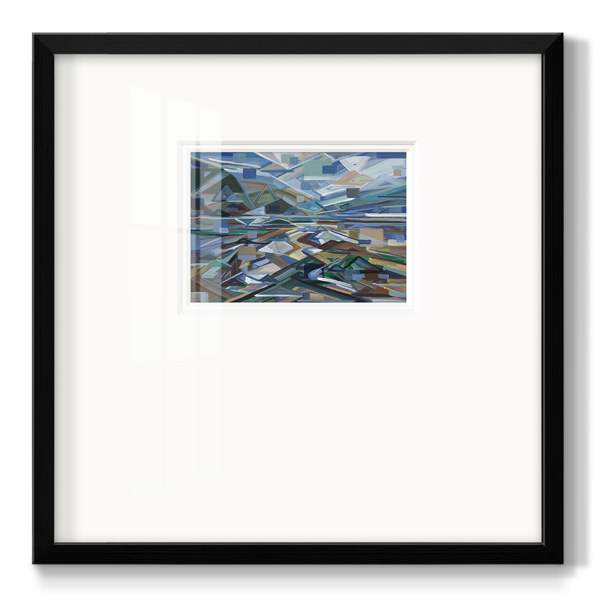 Low Tide- Premium Framed Print Double Matboard