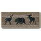 Woodland Trio - Floater Framed Canvas Print