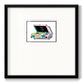 Record Shop I - Double Matboard Framed Print