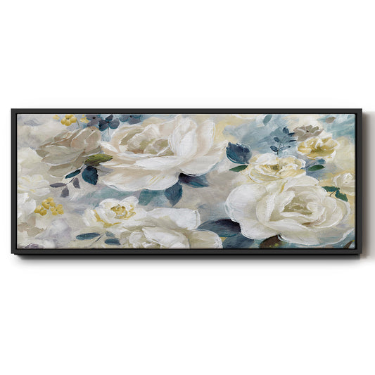 Simple Bright and Bold - Floater Framed Canvas Print