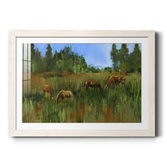 The Grass Is Always Greener - Barnwood Framed Art Print