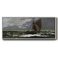 Stormy Seascape, 1867 - Floater Framed Canvas Print