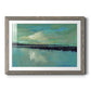 Harbor Light - Barnwood Framed Art Print