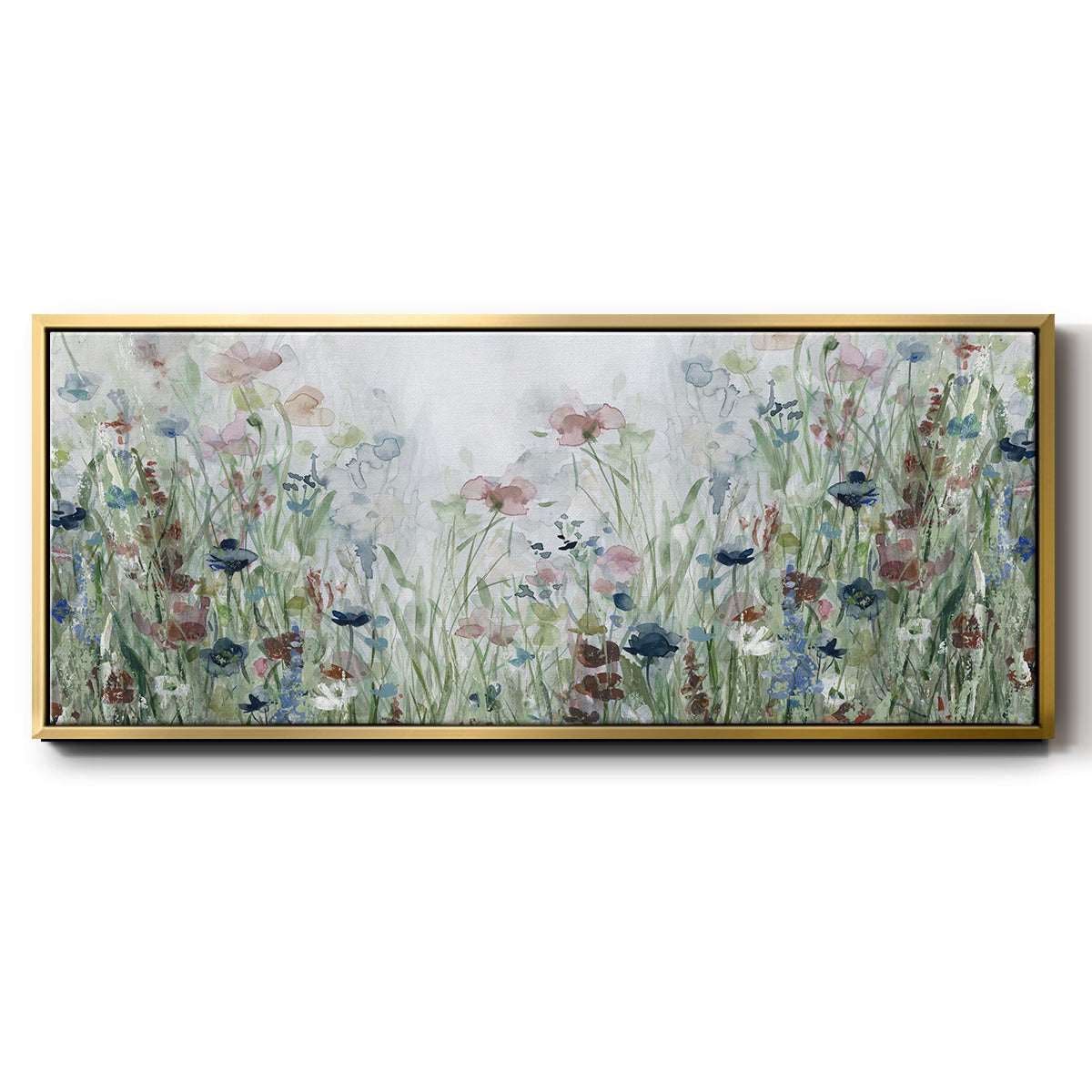 Wildflower Fields - Floater Framed Canvas Print