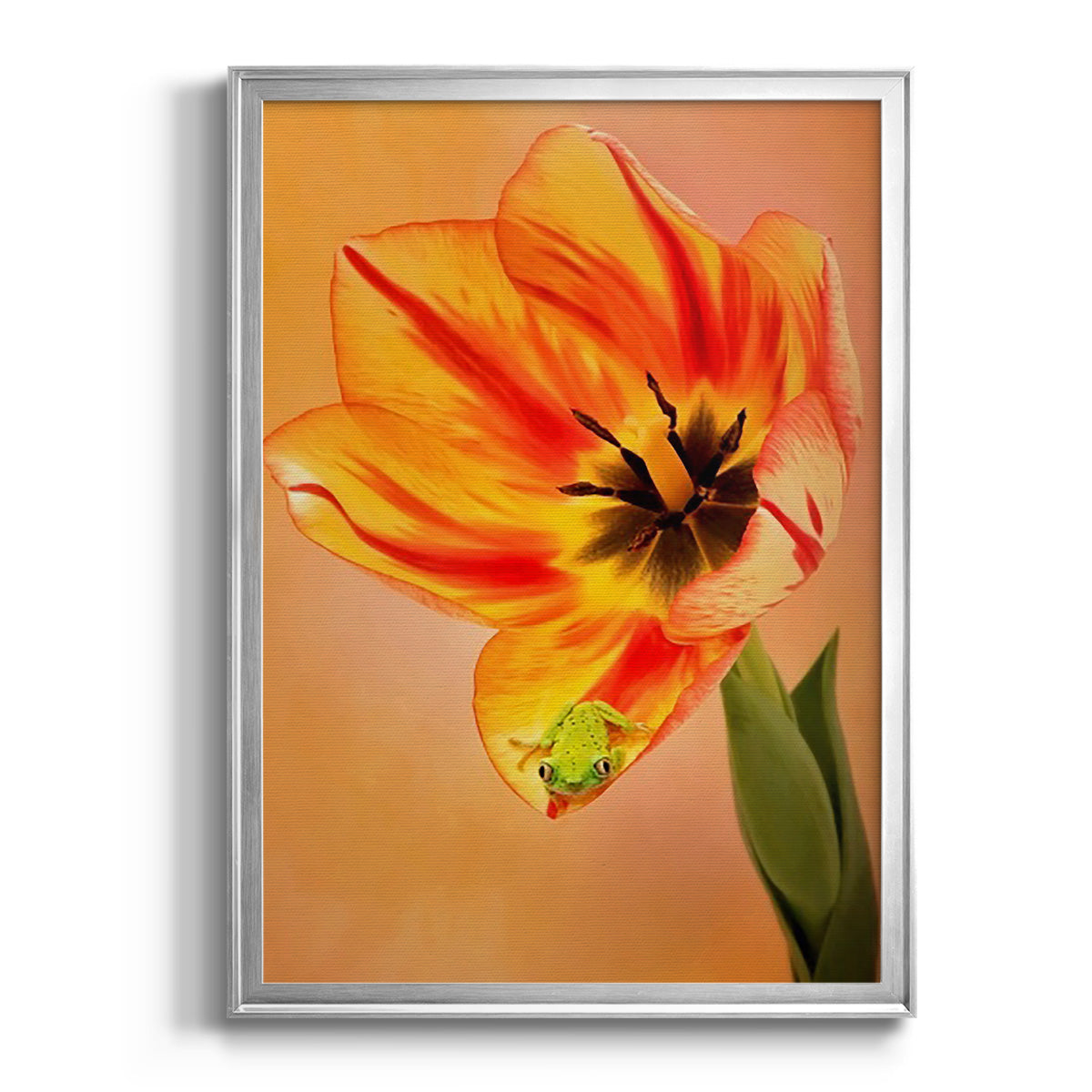 Hanging On VI - Modern Framed Canvas Print