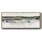 River Flow - Floater Framed Canvas Print