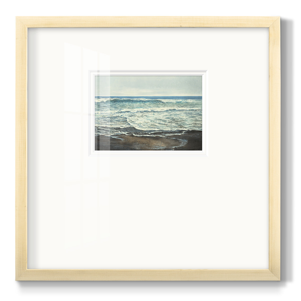 Coastal Reflection - Double Matboard Framed Print