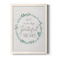 Start Each Day - Barnwood Framed Canvas Print