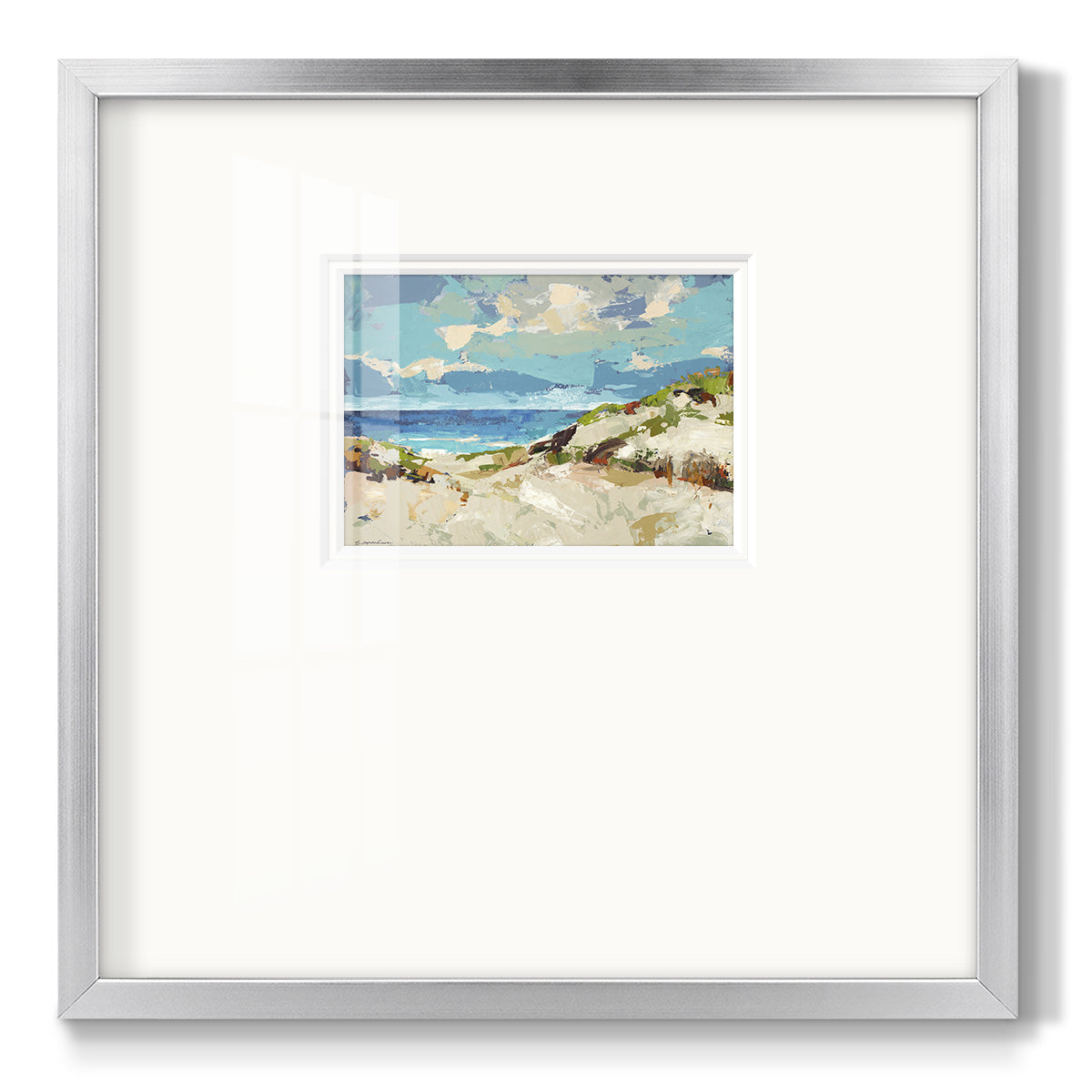 Dunes I Premium Framed Print Double Matboard