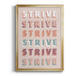 Strive - Modern Framed Canvas Print