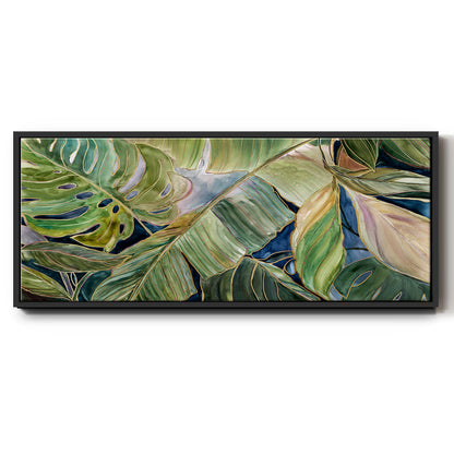 Sun Tipped Tropicals - Floater Framed Canvas Print