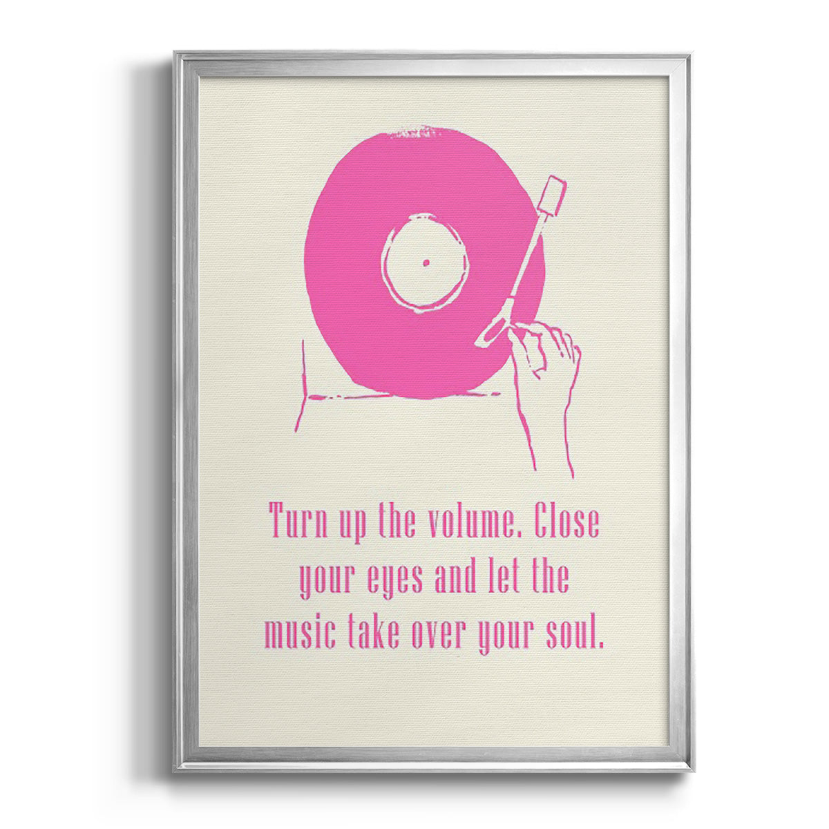 Sweet Melody III - Modern Framed Canvas Print