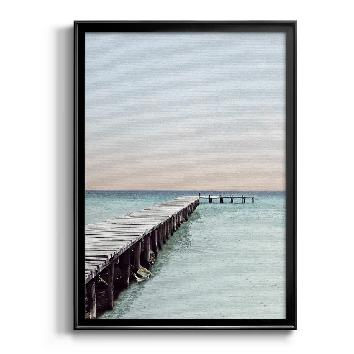 La Playa - Modern Framed Canvas Print