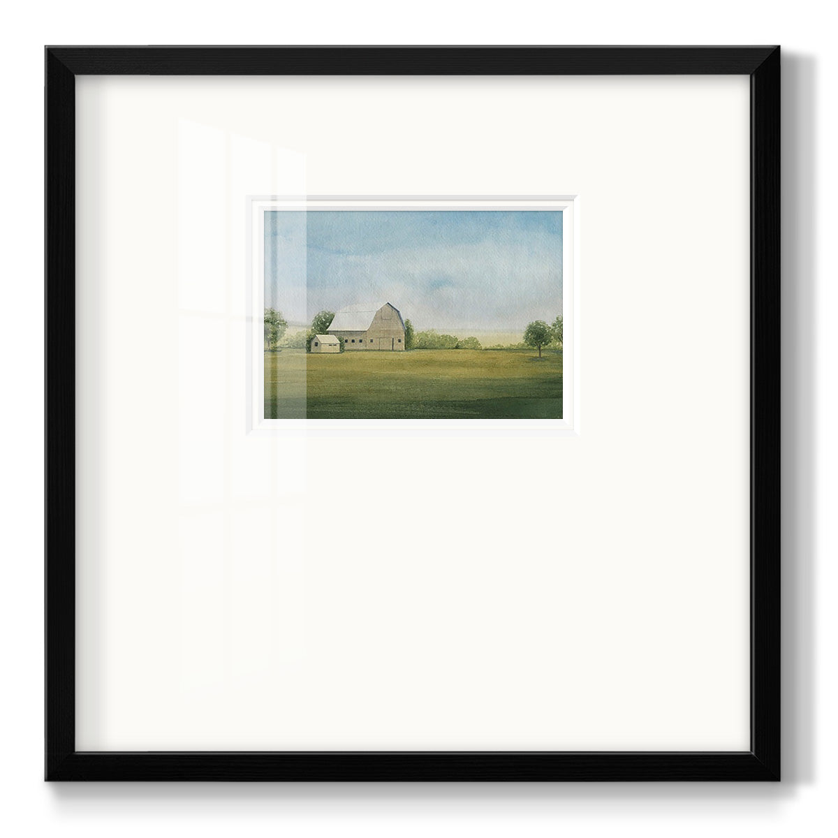 Grove Farm II - Double Matboard Framed Print