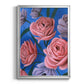 Layered Petals I - Modern Framed Canvas Print