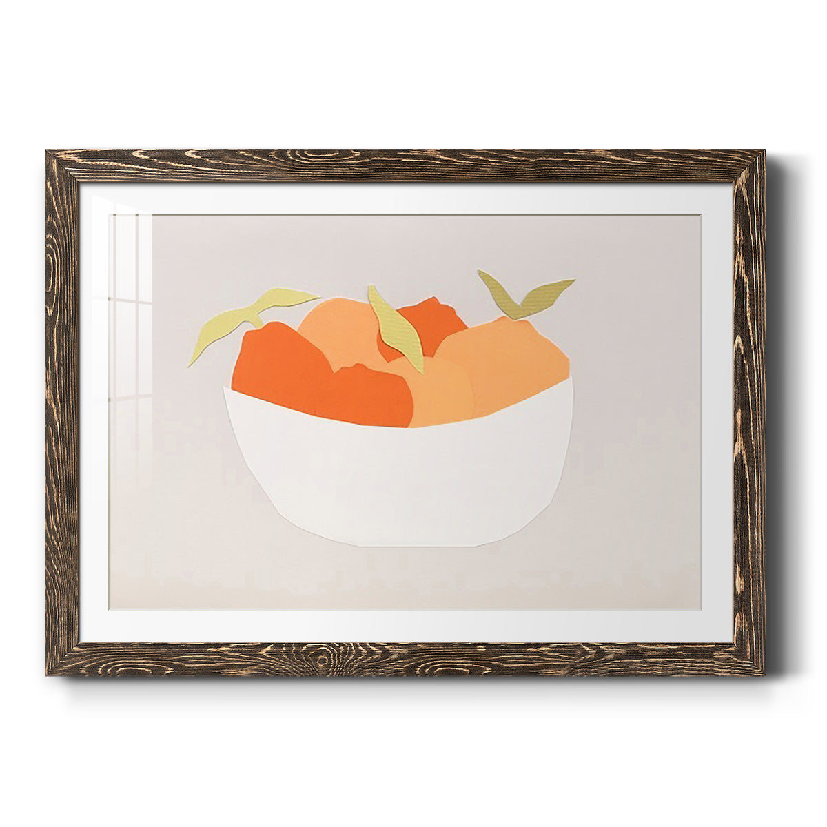Sumo Citrus II - Barnwood Framed Art Print