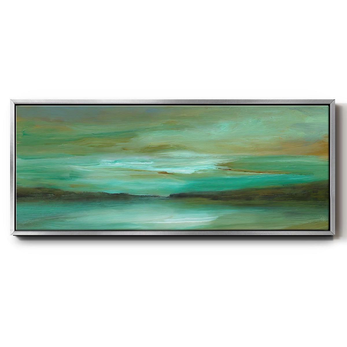 Hidden Cove - Floater Framed Canvas Print
