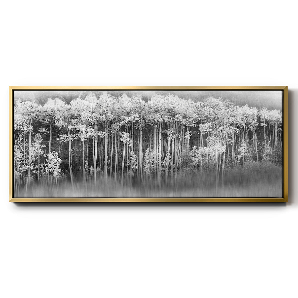 Dreamy Aspen - Floater Framed Canvas Print