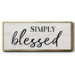 Simply - Floater Framed Canvas Print