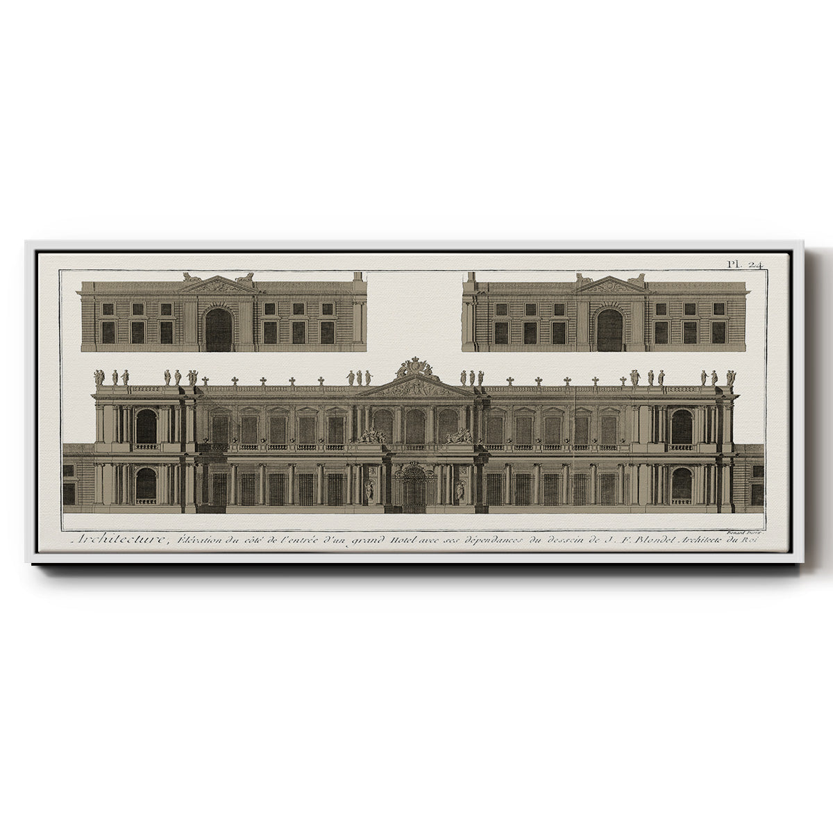Buildings & Facades I - Floater Framed Canvas Print