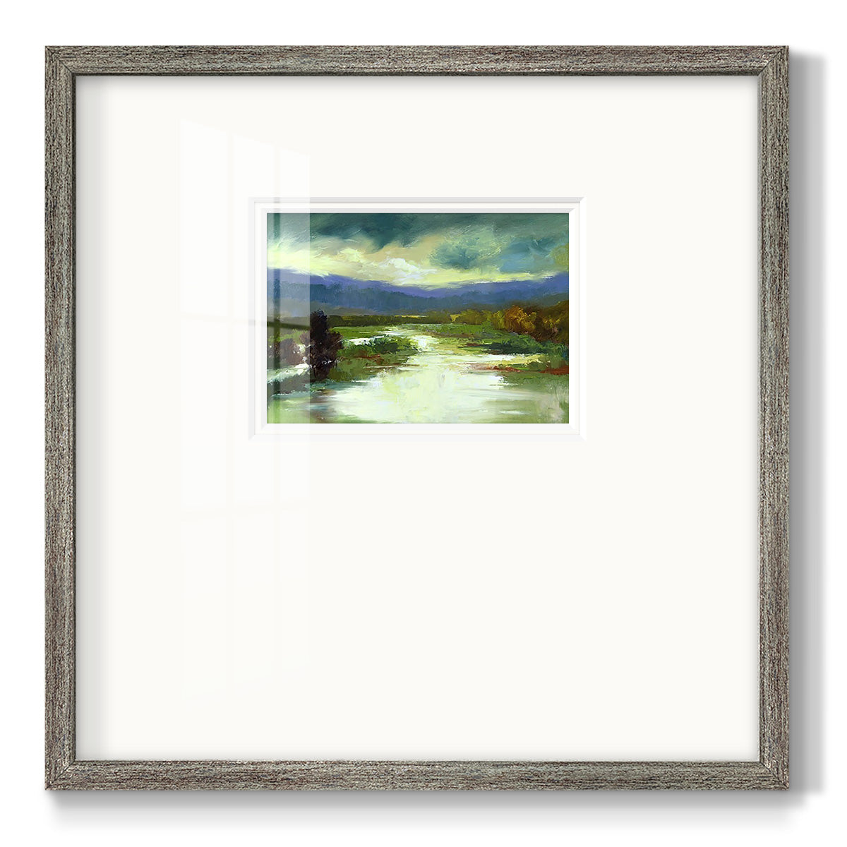 Mountain Meadow Premium Framed Print Double Matboard