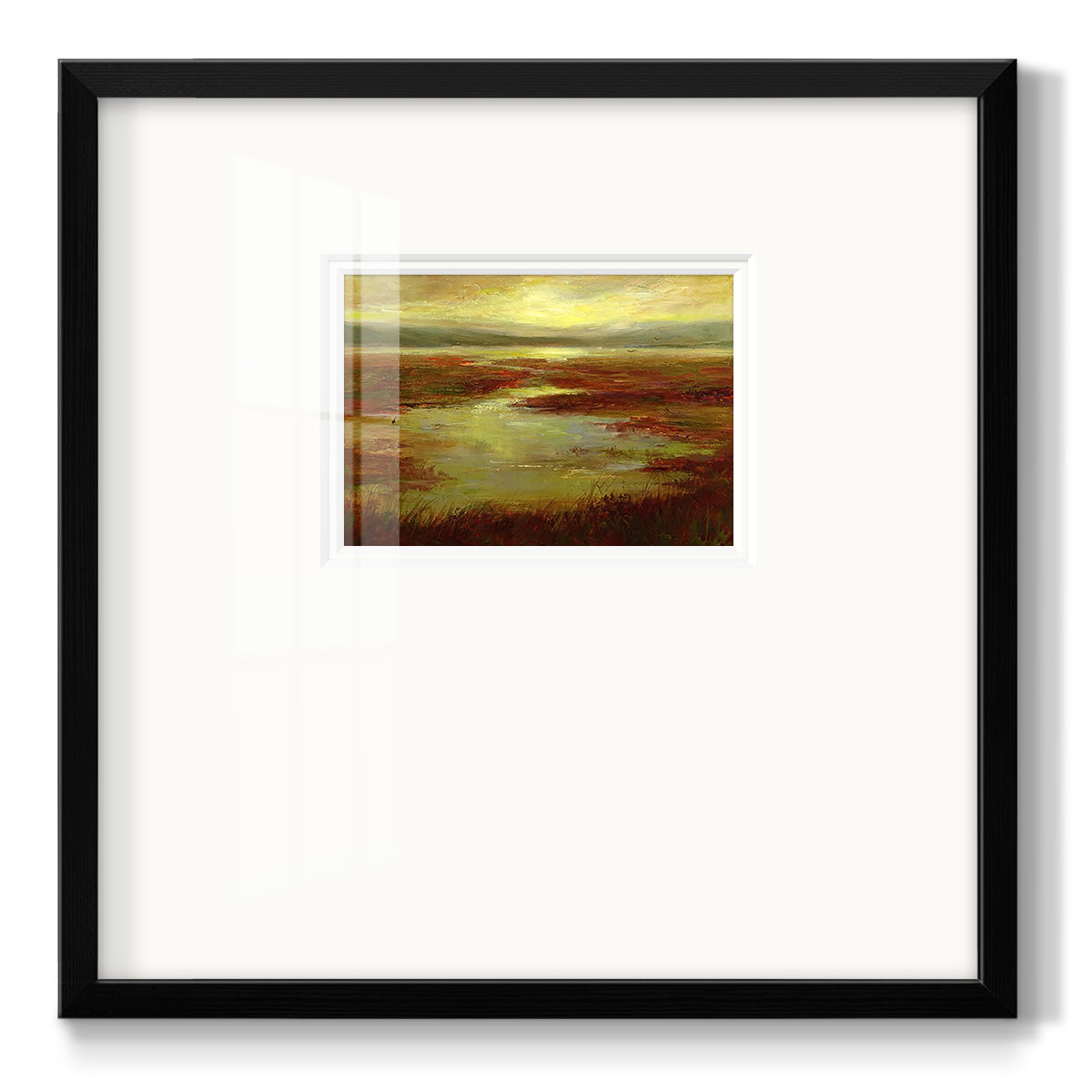 Coastal Views V Premium Framed Print Double Matboard